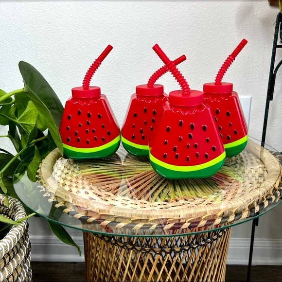 Set of 4 watermelon tumblers - Picture 1 of 4